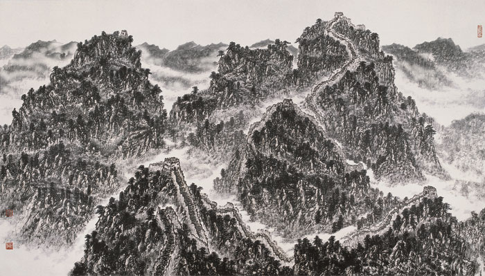 近期作品--长城组画