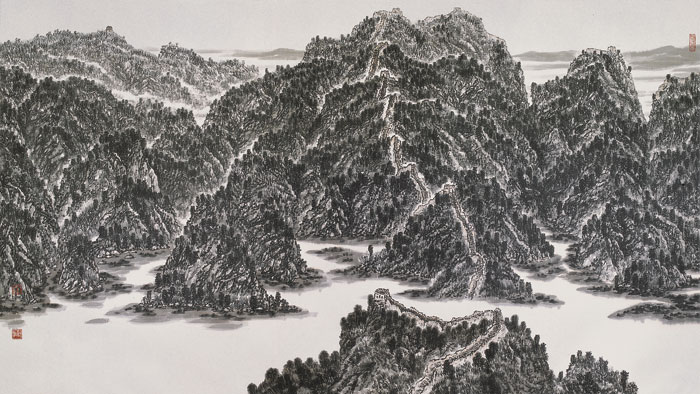 近期作品--长城组画